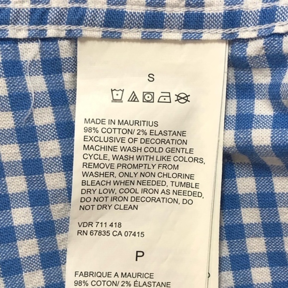 Nautica Mens Dress Shirt Gingham Plaid - Picture 7 of 8